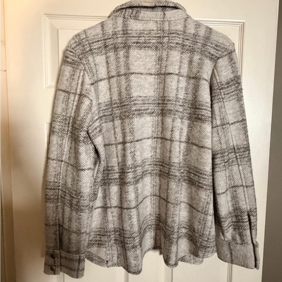 BB Dakota Steve Madden Grey shacket, size large - Picture 2 of 2